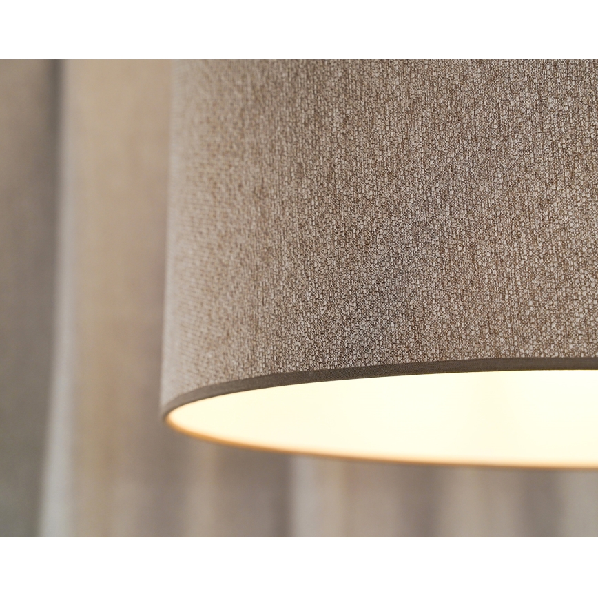 Duolla - Chandelier on a string ROLLER ECO RECYCLING 1xE27/15W/230V d. 45 cm brown