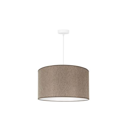 Duolla - Chandelier on a string ROLLER ECO RECYCLING 1xE27/15W/230V d. 45 cm brown