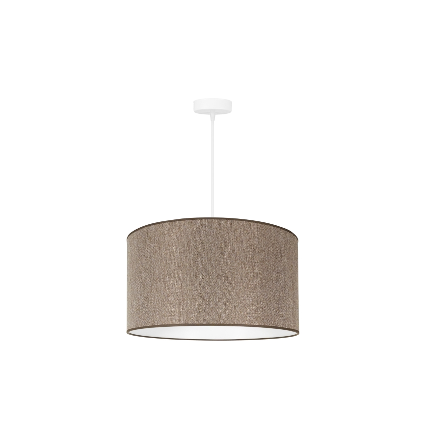 Duolla - Chandelier on a string ROLLER ECO RECYCLING 1xE27/15W/230V d. 45 cm brown