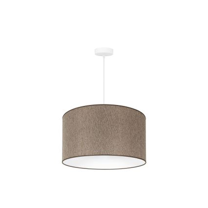 Duolla - Chandelier on a string ROLLER ECO RECYCLING 1xE27/15W/230V d. 45 cm brown