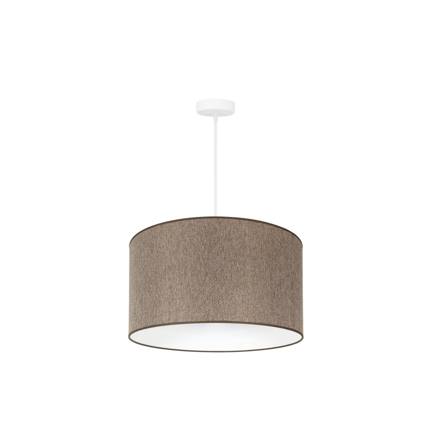 Duolla - Chandelier on a string ROLLER ECO RECYCLING 1xE27/15W/230V d. 45 cm brown