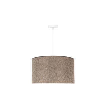 Duolla - Chandelier on a string ROLLER ECO RECYCLING 1xE27/15W/230V d. 45 cm brown