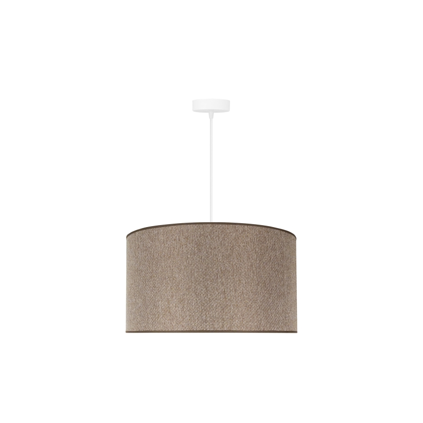 Duolla - Chandelier on a string ROLLER ECO RECYCLING 1xE27/15W/230V d. 45 cm brown
