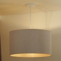 Duolla - Chandelier on a string ROLLER ECO RECYCLING 1xE27/15W/230V d. 45 cm creamy