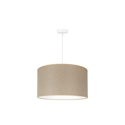 Duolla - Chandelier on a string ROLLER ECO RECYCLING 1xE27/15W/230V d. 45 cm creamy