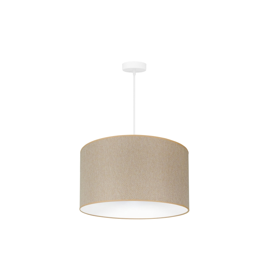 Duolla - Chandelier on a string ROLLER ECO RECYCLING 1xE27/15W/230V d. 45 cm creamy