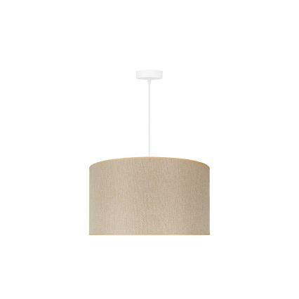 Duolla - Chandelier on a string ROLLER ECO RECYCLING 1xE27/15W/230V d. 45 cm creamy