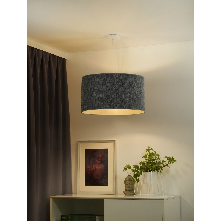 Duolla - Chandelier on a string ROLLER ECO RECYCLING 1xE27/15W/230V d. 45 cm green
