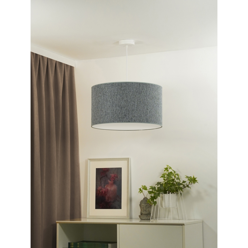 Duolla - Chandelier on a string ROLLER ECO RECYCLING 1xE27/15W/230V d. 45 cm green