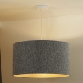 Duolla - Chandelier on a string ROLLER ECO RECYCLING 1xE27/15W/230V d. 45 cm grey