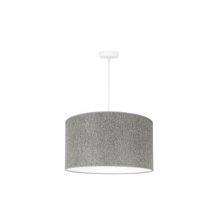 Duolla - Chandelier on a string ROLLER ECO RECYCLING 1xE27/15W/230V d. 45 cm grey