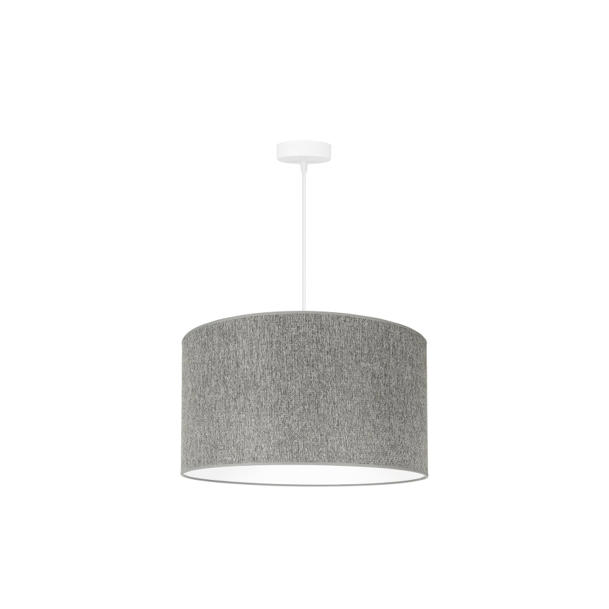 Duolla - Chandelier on a string ROLLER ECO RECYCLING 1xE27/15W/230V d. 45 cm grey