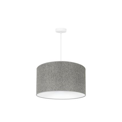 Duolla - Chandelier on a string ROLLER ECO RECYCLING 1xE27/15W/230V d. 45 cm grey