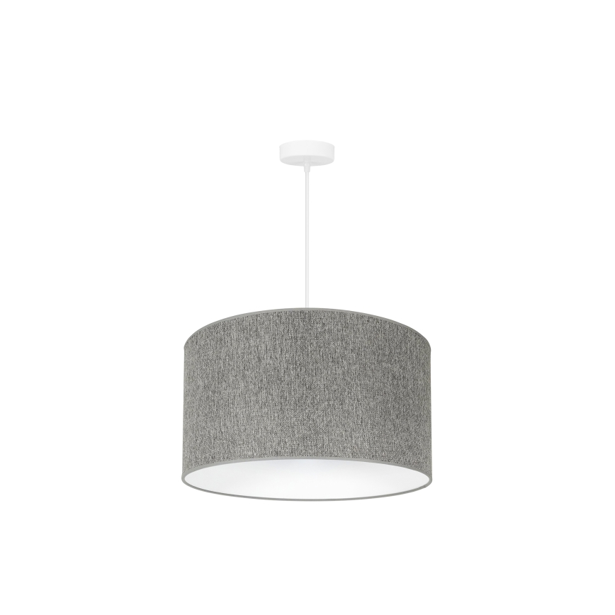 Duolla - Chandelier on a string ROLLER ECO RECYCLING 1xE27/15W/230V d. 45 cm grey