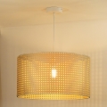 Duolla - Chandelier on a string ROLLER RATTAN 1xE27/15W/230V d. 45 cm beige
