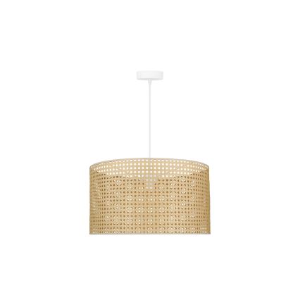 Duolla - Chandelier on a string ROLLER RATTAN 1xE27/15W/230V d. 45 cm beige