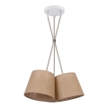 Duolla - Chandelier on a string ROSSA 3xE27/15W/230V d. 45 cm brown