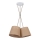 Duolla - Chandelier on a string ROSSA 3xE27/15W/230V d. 45 cm brown
