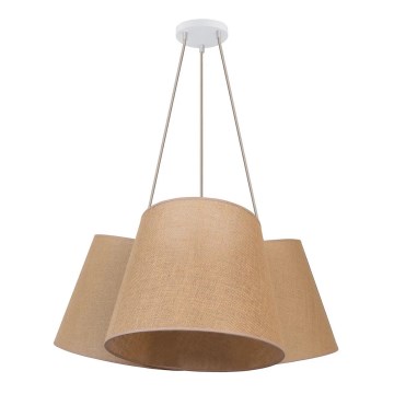 Duolla - Chandelier on a string ROSSA 3xE27/15W/230V d. 75 cm brown