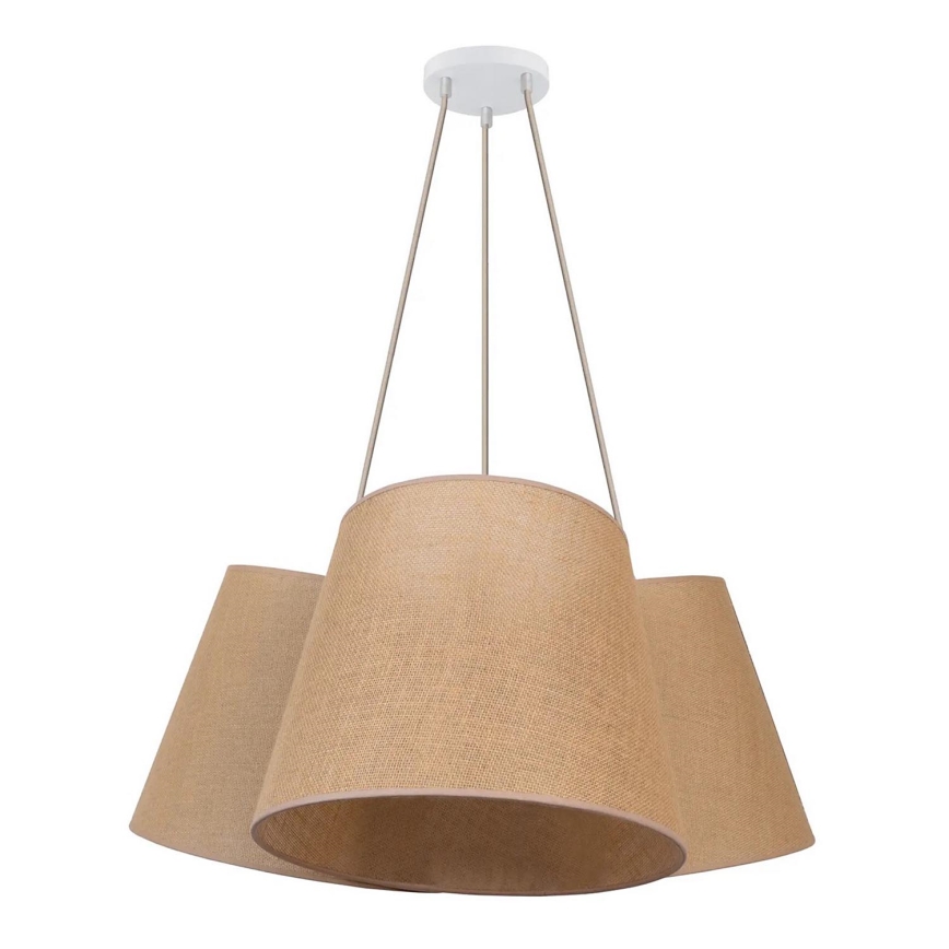 Duolla - Chandelier on a string ROSSA 3xE27/15W/230V d. 75 cm brown