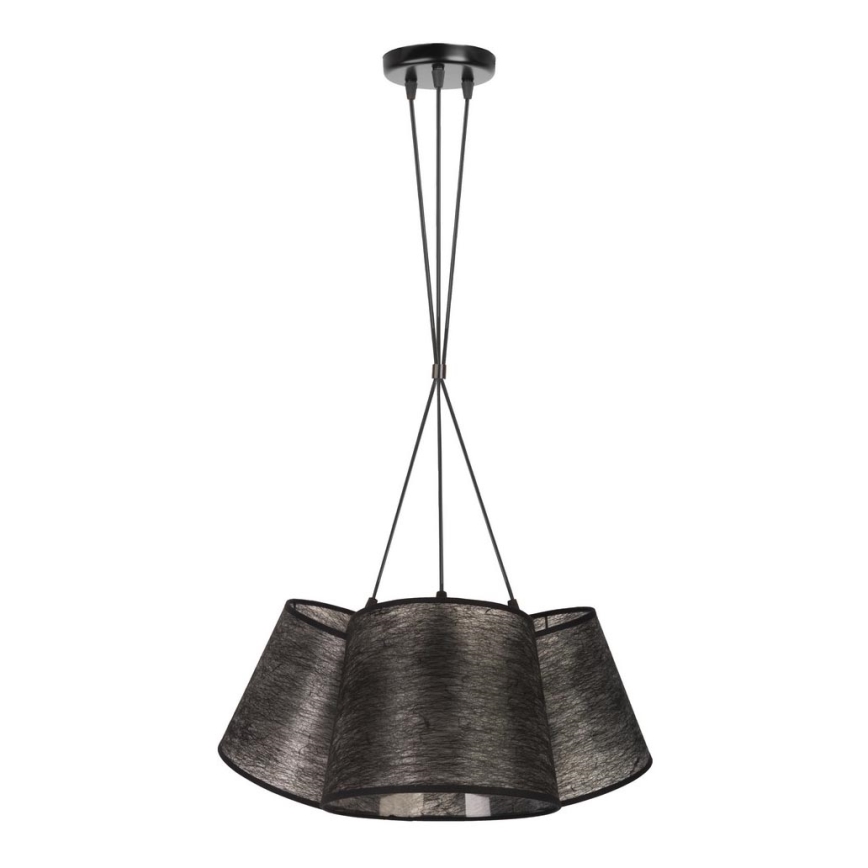 Duolla - Chandelier on a string ROSSA 3xE27/40W/230V black