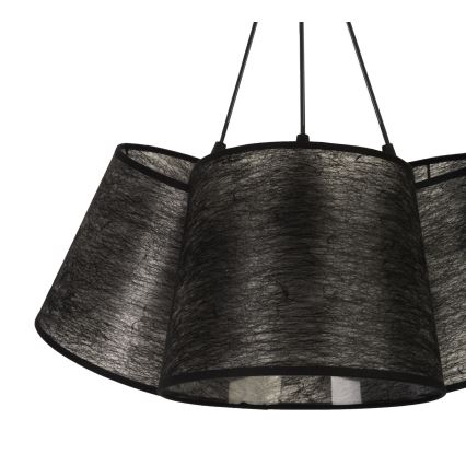 Duolla - Chandelier on a string ROSSA 3xE27/40W/230V black