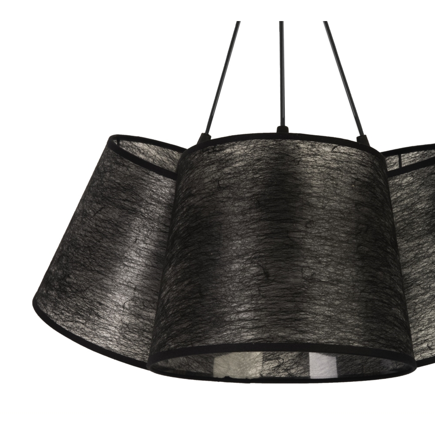 Duolla - Chandelier on a string ROSSA 3xE27/40W/230V black