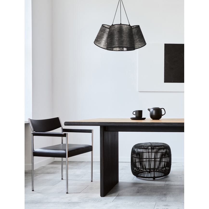 Duolla - Chandelier on a string ROSSA 3xE27/40W/230V black