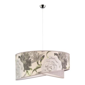 Duolla - Chandelier on a string ROYAL 1xE27/40W/230V d. 50 cm grey