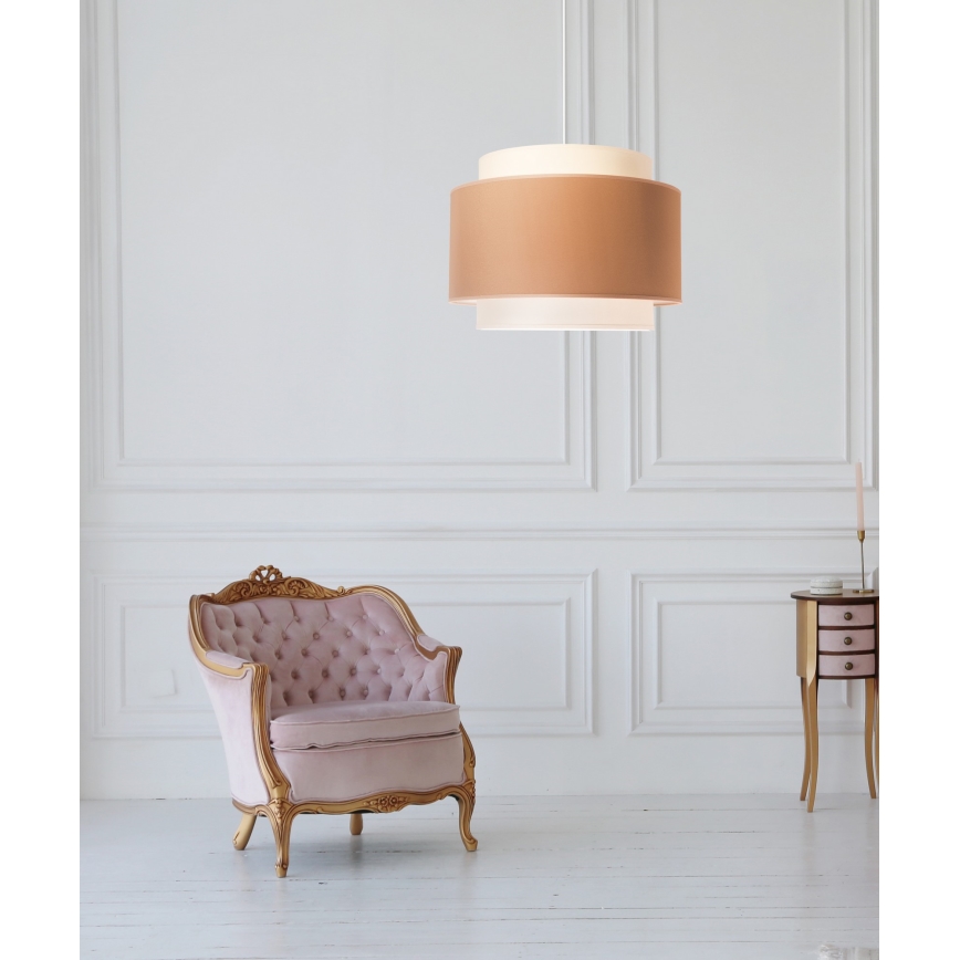 Duolla - Chandelier on a string SOHO 1xE27/40W/230V d. 40 cm beige/creamy