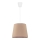 Duolla - Chandelier on a string SOLO 1xE27/40W/230V d. 24 cm beige