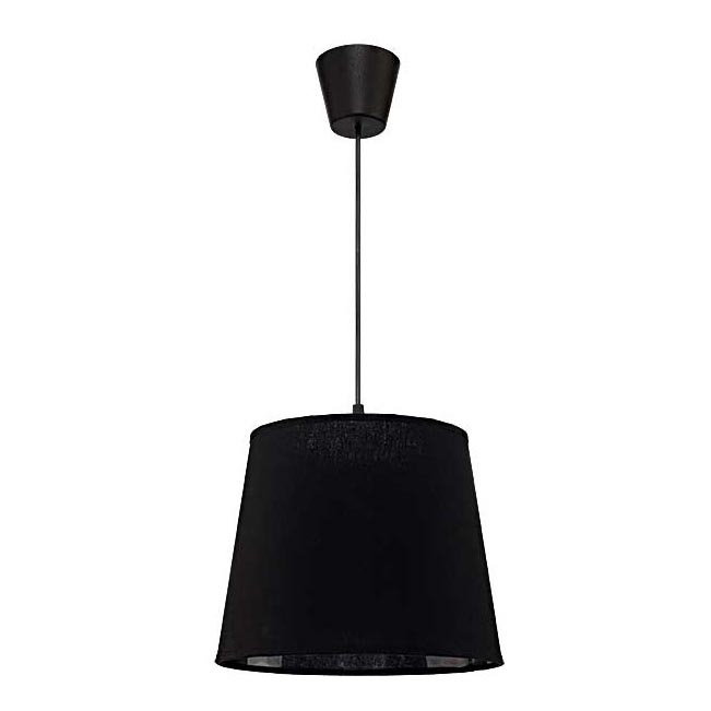 Duolla - Chandelier on a string SOLO 1xE27/40W/230V d. 24 cm black