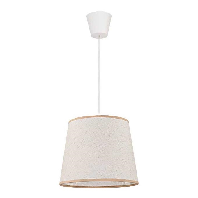 Duolla - Chandelier on a string SOLO 1xE27/40W/230V d. 24 cm light beige