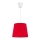 Duolla - Chandelier on a string SOLO 1xE27/40W/230V d. 24 cm red