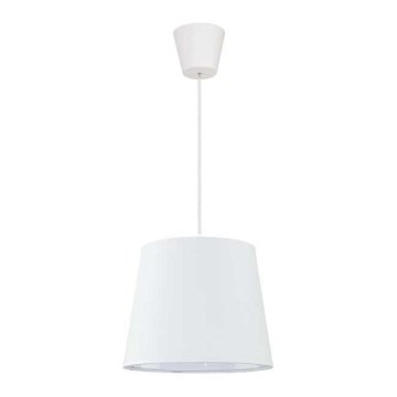 Duolla - Chandelier on a string SOLO 1xE27/40W/230V d. 24 cm white
