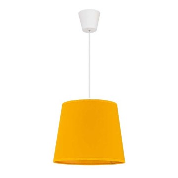 Duolla - Chandelier on a string SOLO 1xE27/40W/230V d. 24 cm yellow