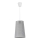 Duolla - Chandelier on a string SOUL 1xE27/40W/230V d. 19,4 cm light grey
