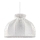 Duolla - Chandelier on a string SYMPHONY 1xE27/40W/230V d. 38 cm white
