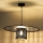 Duolla - Chandelier on a string TOKYO RATTAN 1xE27/15W/230V d. 50 cm black/silver