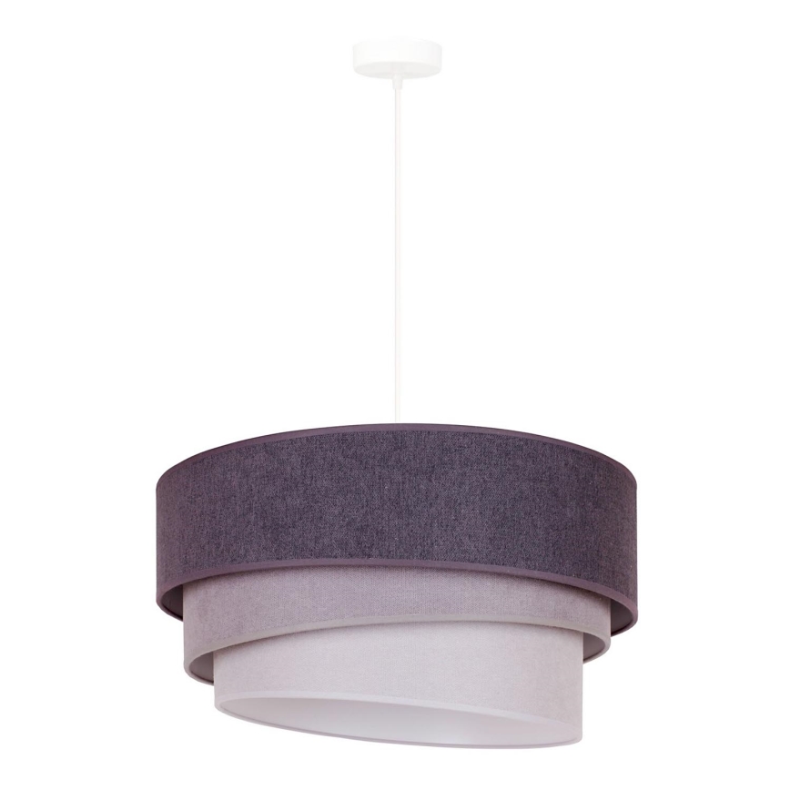Duolla - Chandelier on a string TRIO 1xE27/15W/230V d. 45 cm anthracite/grey/white