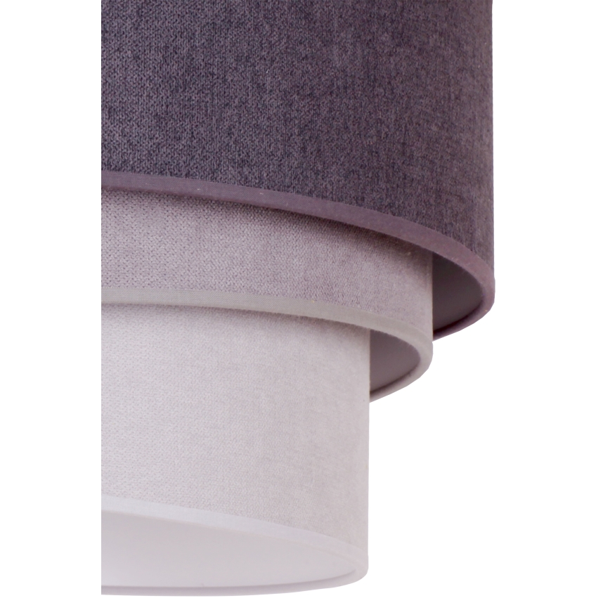 Duolla - Chandelier on a string TRIO 1xE27/15W/230V d. 45 cm anthracite/grey/white