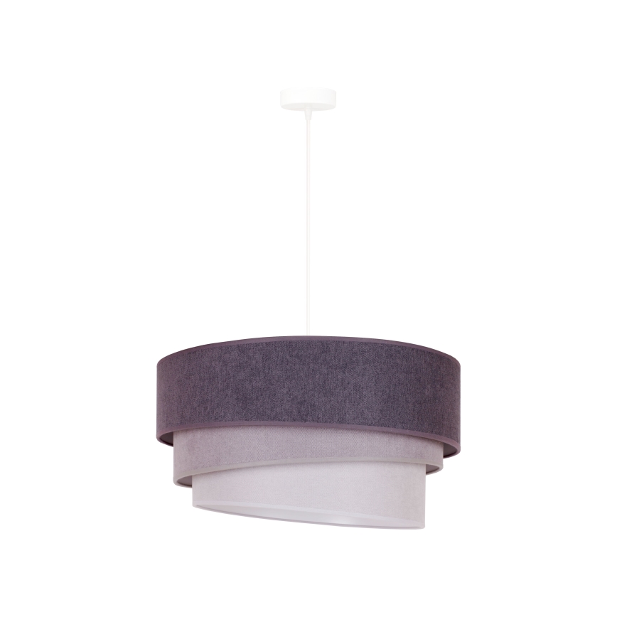 Duolla - Chandelier on a string TRIO 1xE27/15W/230V d. 45 cm anthracite/grey/white