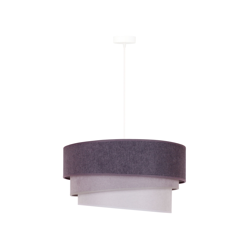 Duolla - Chandelier on a string TRIO 1xE27/15W/230V d. 45 cm anthracite/grey/white