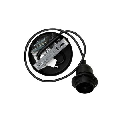 Duolla - Chandelier on a string TRIO 1xE27/15W/230V d. 45 cm black/grey/white