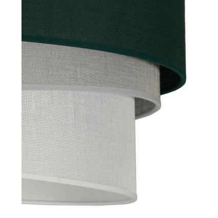 Duolla - Chandelier on a string TRIO 1xE27/15W/230V d. 45 cm green/grey/white