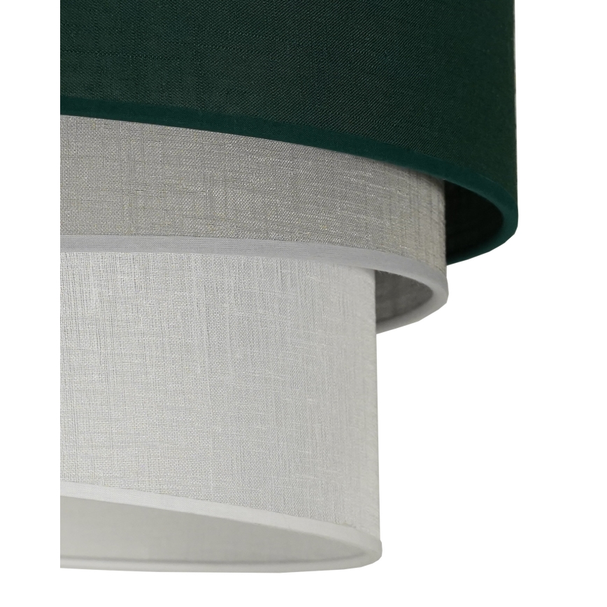 Duolla - Chandelier on a string TRIO 1xE27/15W/230V d. 45 cm green/grey/white