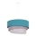 Duolla - Chandelier on a string TRIO 1xE27/15W/230V d. 45 cm turquoise/grey/white