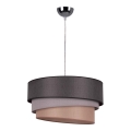 Duolla - Chandelier on a string TRIO 1xE27/40W/230V d. 45 cm anthracite/grey/brown