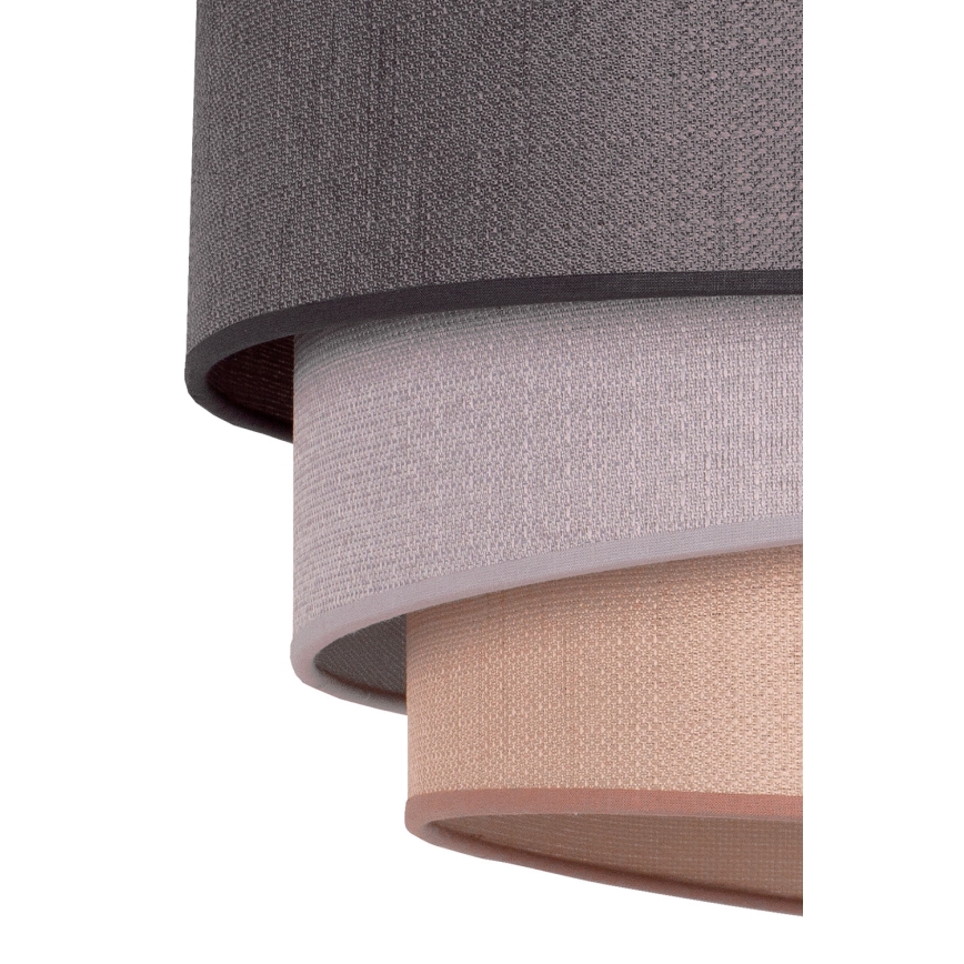 Duolla - Chandelier on a string TRIO 1xE27/40W/230V d. 45 cm anthracite/grey/brown