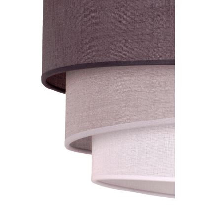 Duolla - Chandelier on a string TRIO 1xE27/40W/230V d. 45 cm anthracite/grey/white